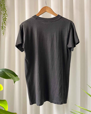 90s Hermes Embroidered Logo T-Shirt | S-M