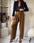 80s Italian Silk Trousers | S