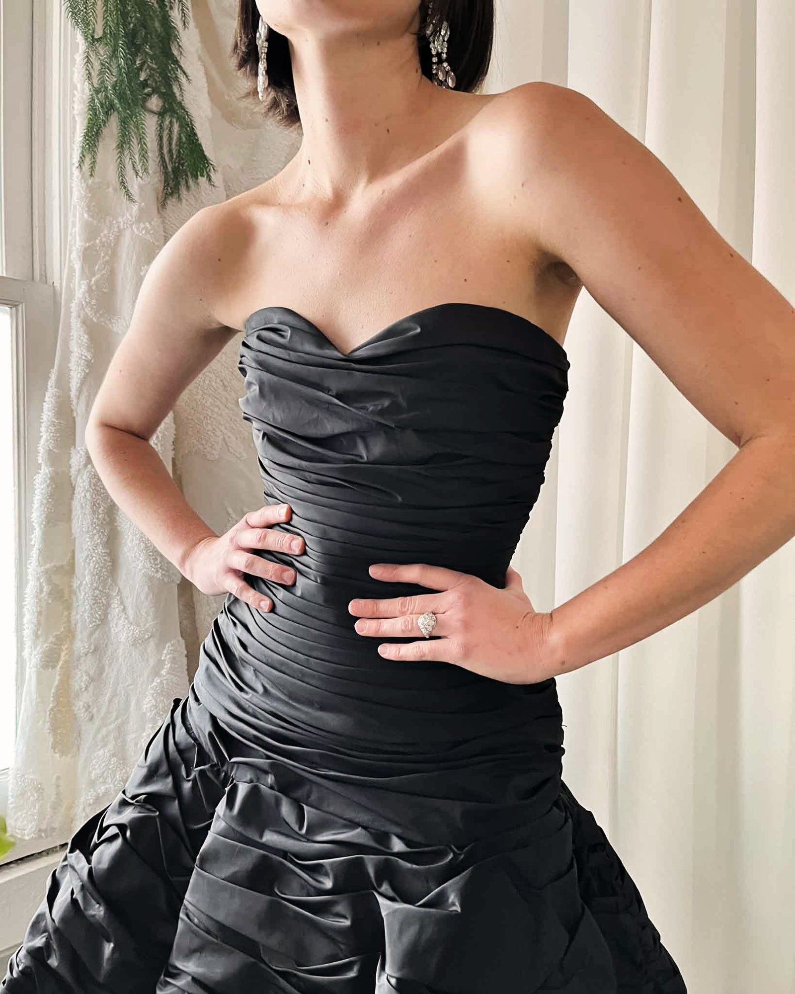 80s Capriccio Party Dress | S