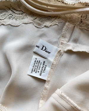 90s Dior Satin & Lace Teddy
