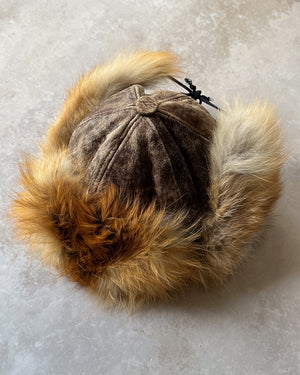 90s Fox Fur Trapper Hat