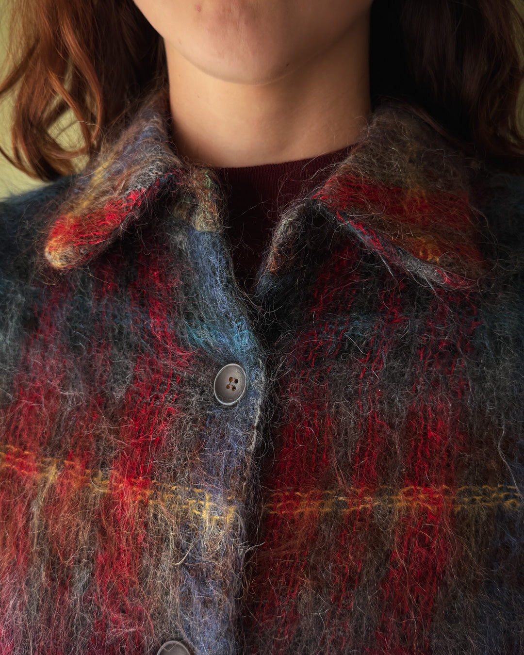 90s Ann Freedburg Mohair Jacket | S-M