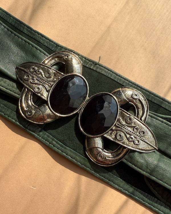 小物 vintage 80s leather-jewelry belt 小物 vintage 80s leather-jewelry belt Vintage 80's High