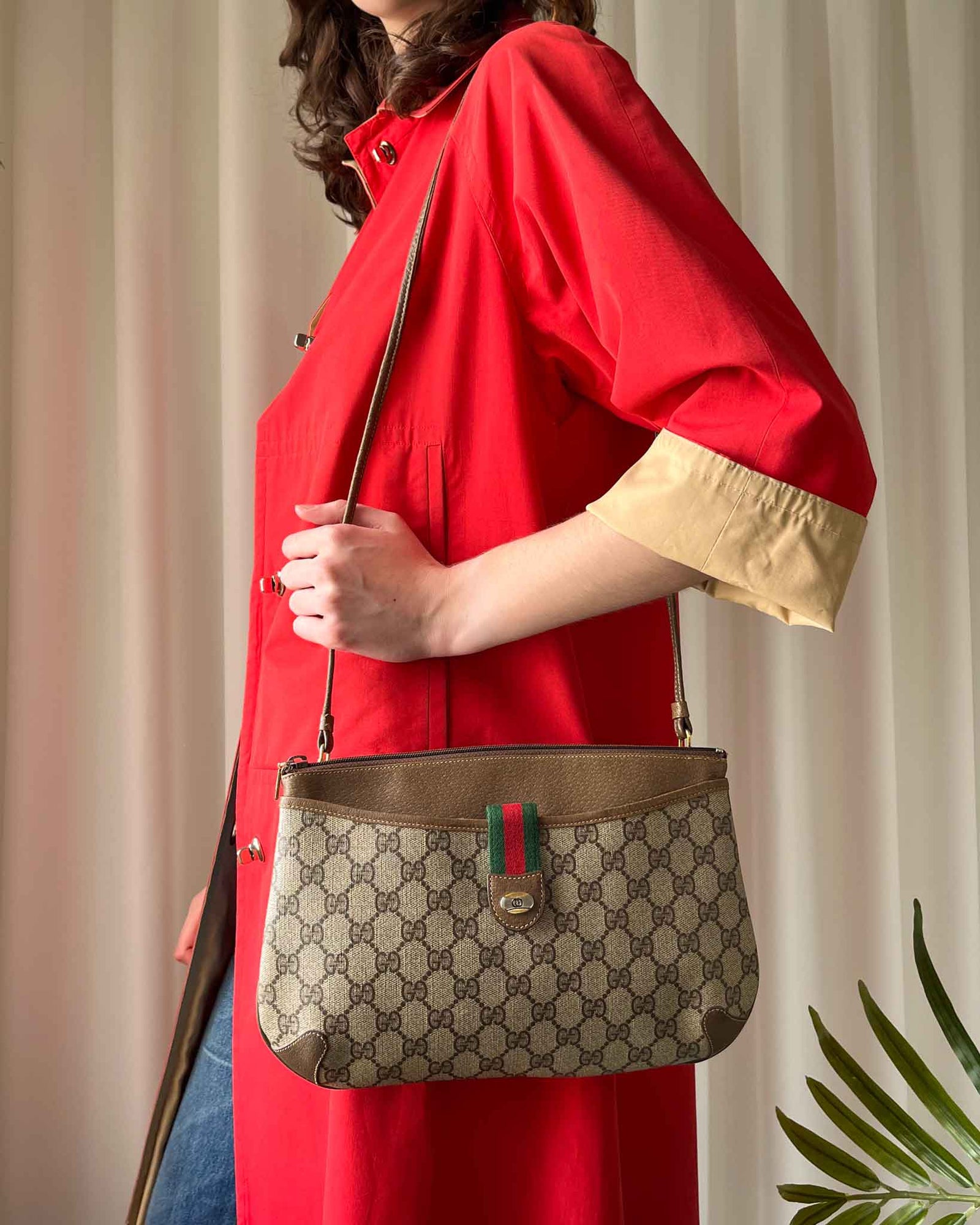 80s Convertible Gucci Clutch / Shoulder Bag