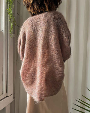 80s Hand Woven Mohair Shrug Sweater