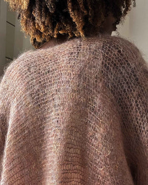 80s Hand Woven Mohair Shrug Sweater