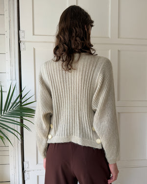 80s Italian Mohair Sweater | M-L