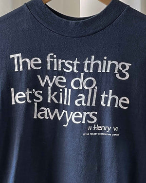 80s Kill All The Lawyers Shakespeare T-Shirt | S