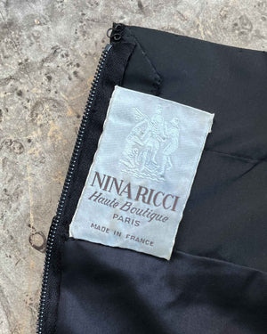 80s Nina Ricci Demi-Couture Dress
