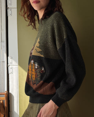 90s Pub Buddies Sweater | L