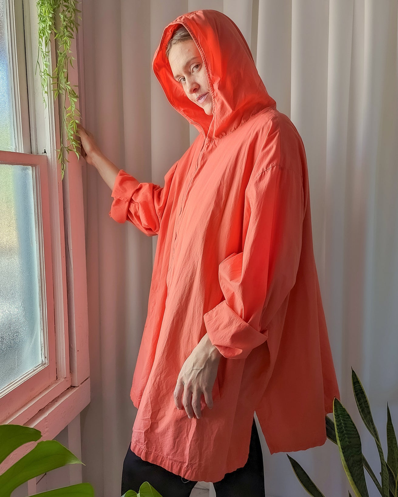 80s Cotton Parka Jacket | S-XL