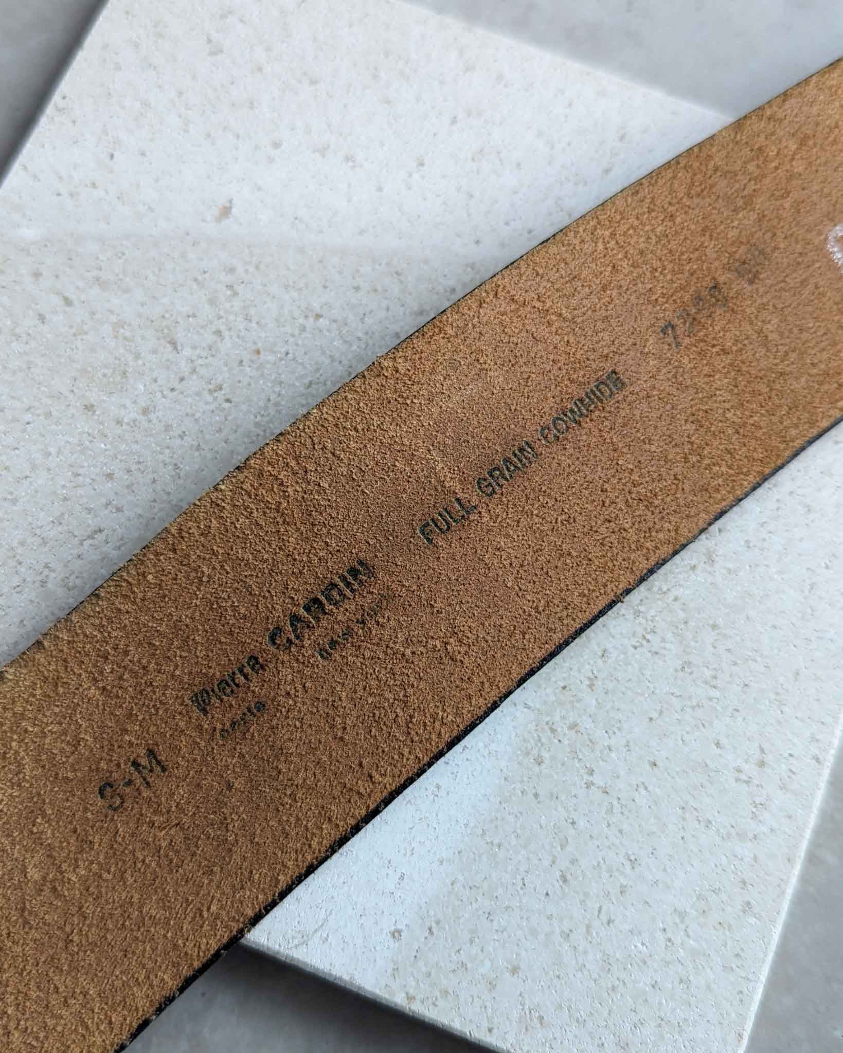 70s Pierre Cardin Belt - Lucky Vintage