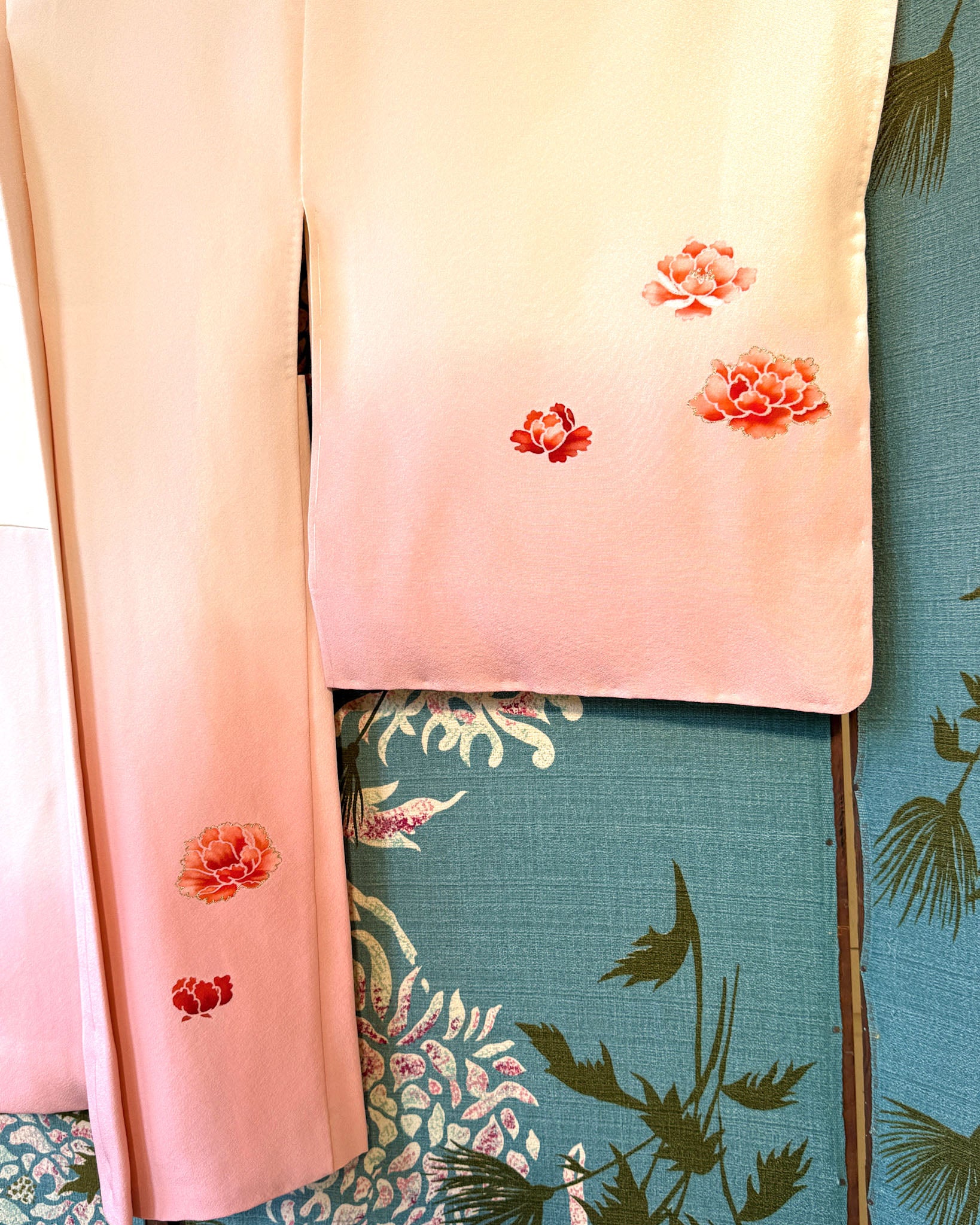 80s Silk Haori Kimono | S-L