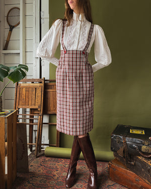 80s Laura Ashley Mutton Sleeve Blouse | S