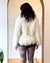 80s Shaggy White Jacket | S