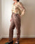 80s Taupe Suede Pants | M