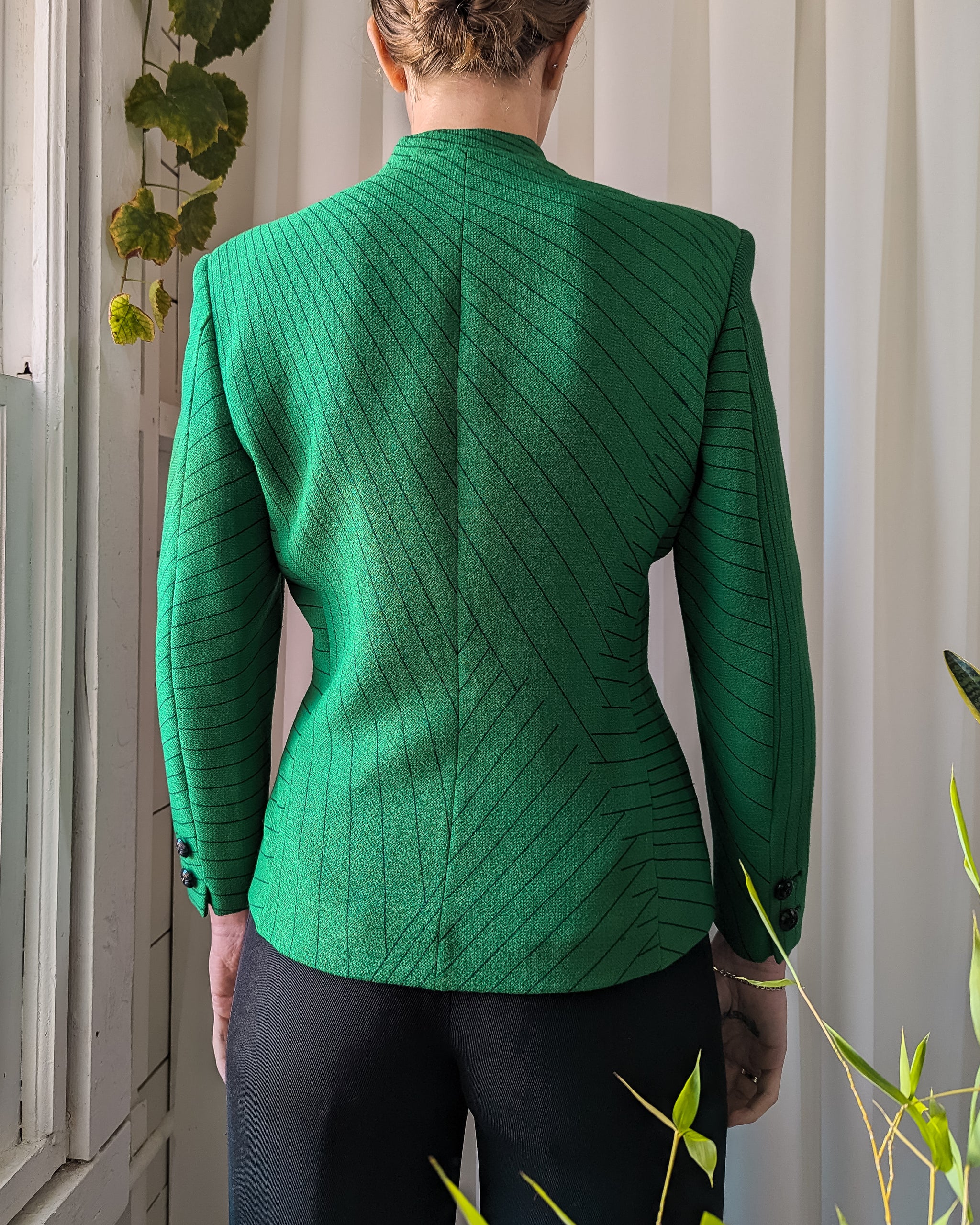 Versace green sale jacket