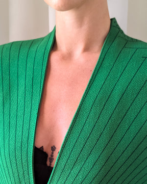 80s Versace Green Blazer