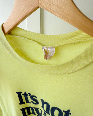 80s "It's Not My Job, Mon" T-Shirt | M