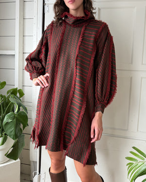 1982 Issey Miyake Mudcloth Dress | S-M