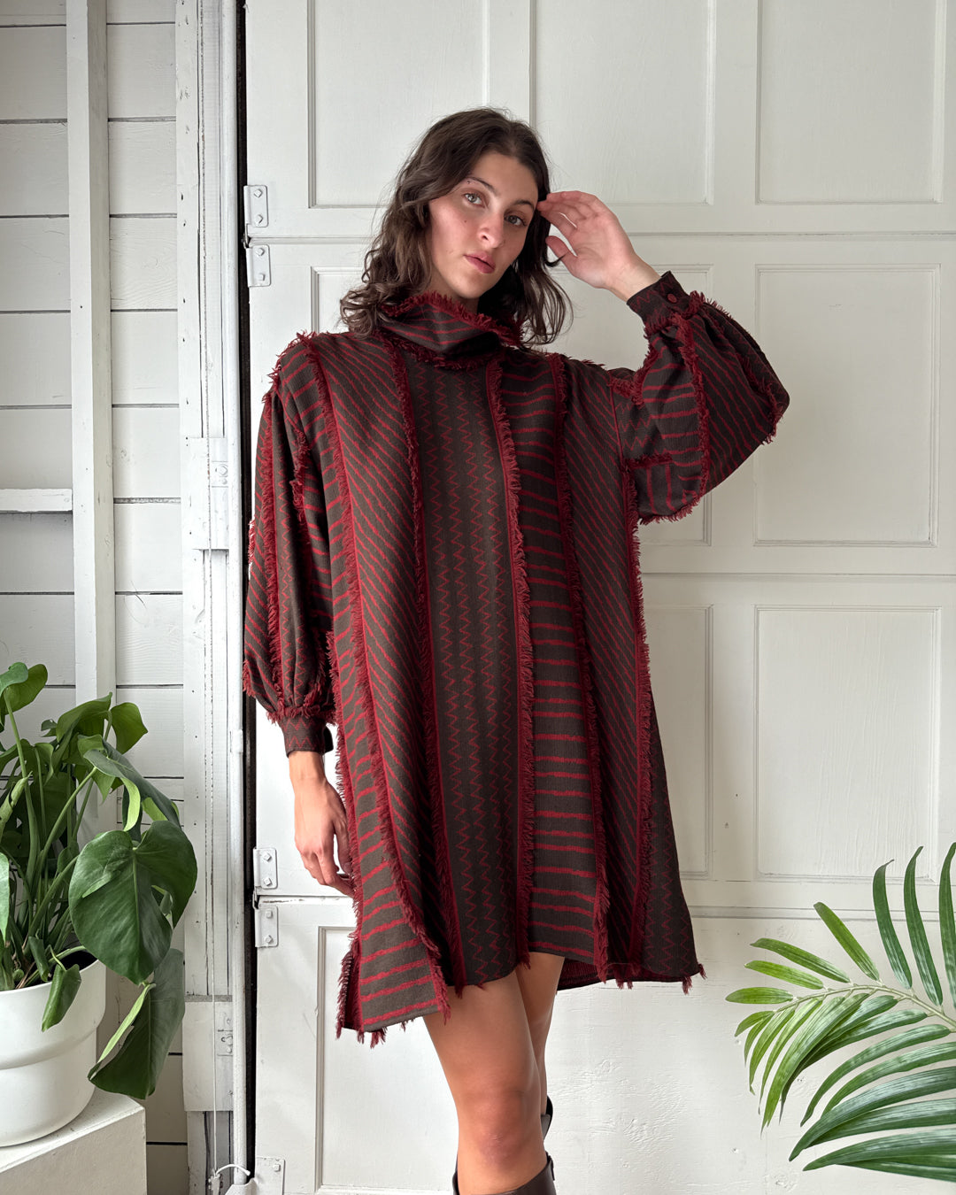 1982 Issey Miyake Mudcloth Dress | S-M