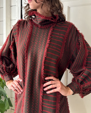 1982 Issey Miyake Mudcloth Dress | S-M