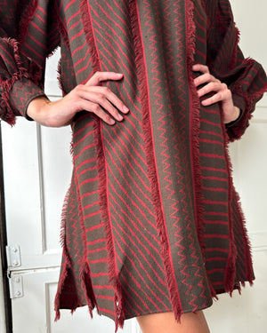 1982 Issey Miyake Mudcloth Dress | S-M