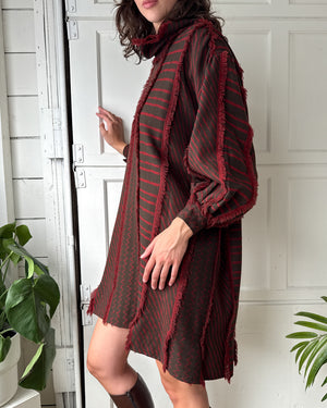 1982 Issey Miyake Mudcloth Dress | S-M