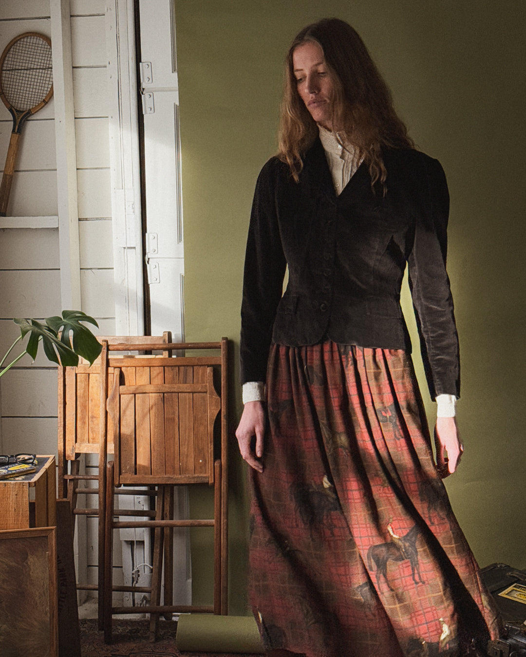 90s Ralph Lauren Velvet Jacket | M