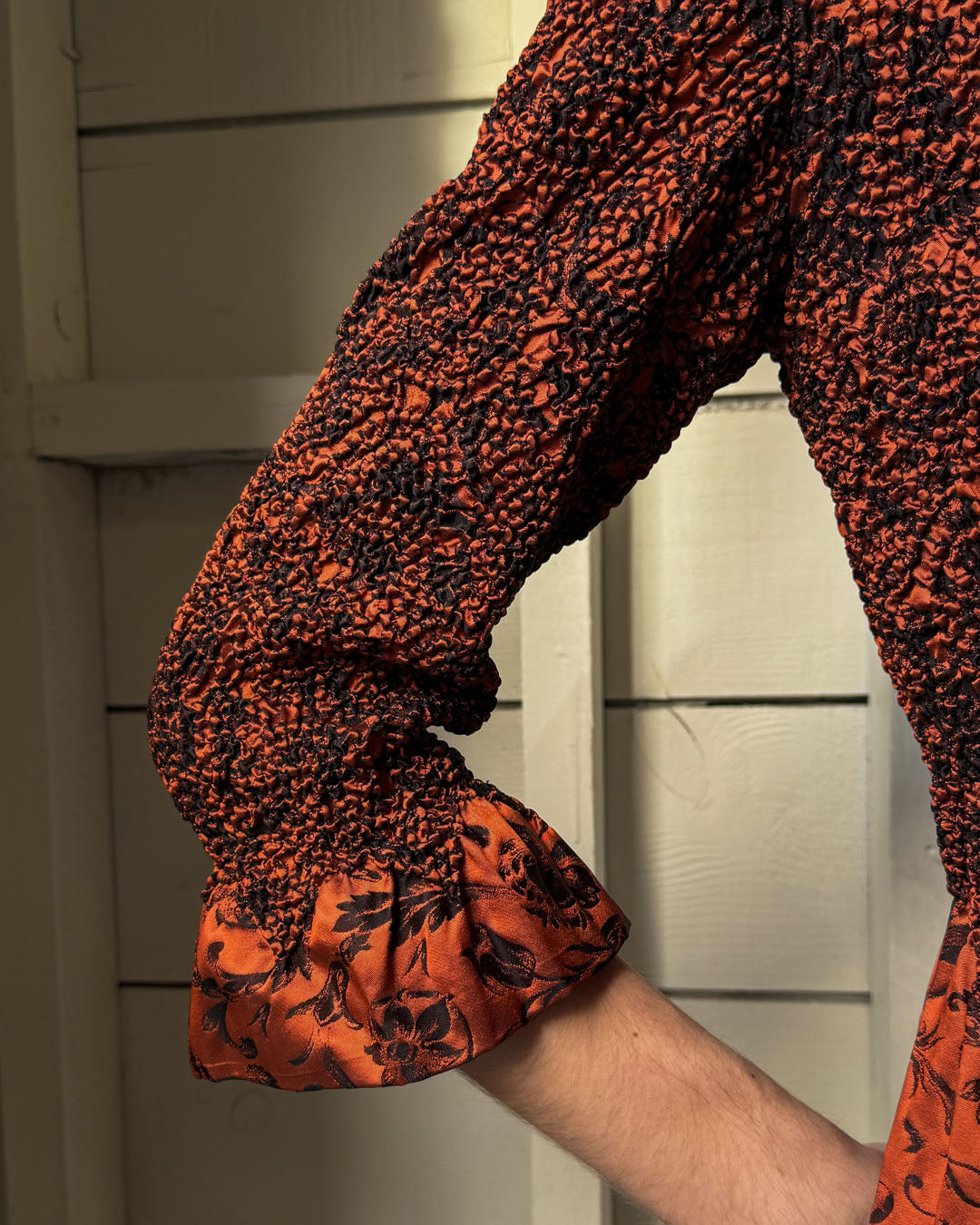 1997 Romeo Gigli Textured Silk Top | S