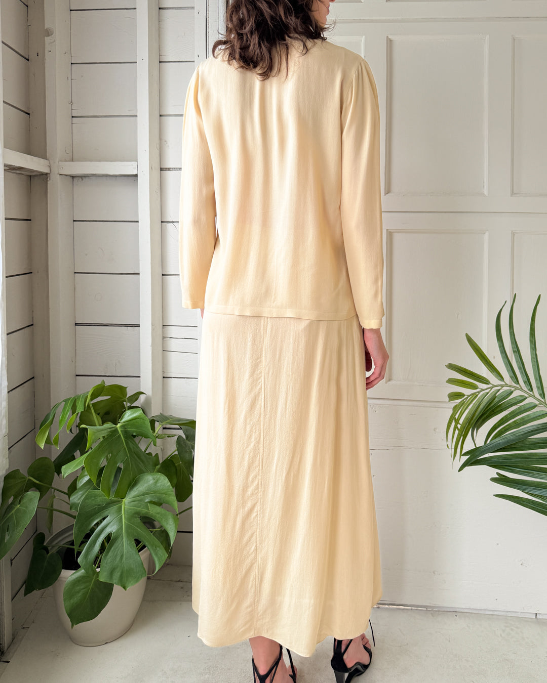 90s Calvin Klein Silk Ensemble | M 90s Calvin Klein Silk Ensemble | M