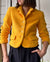 90s Marigold Fuzzy Fleece Jacket | XS-S