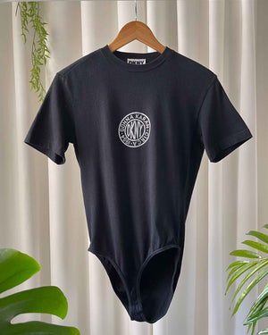 90s DKNY Logo Bodysuit | S-M