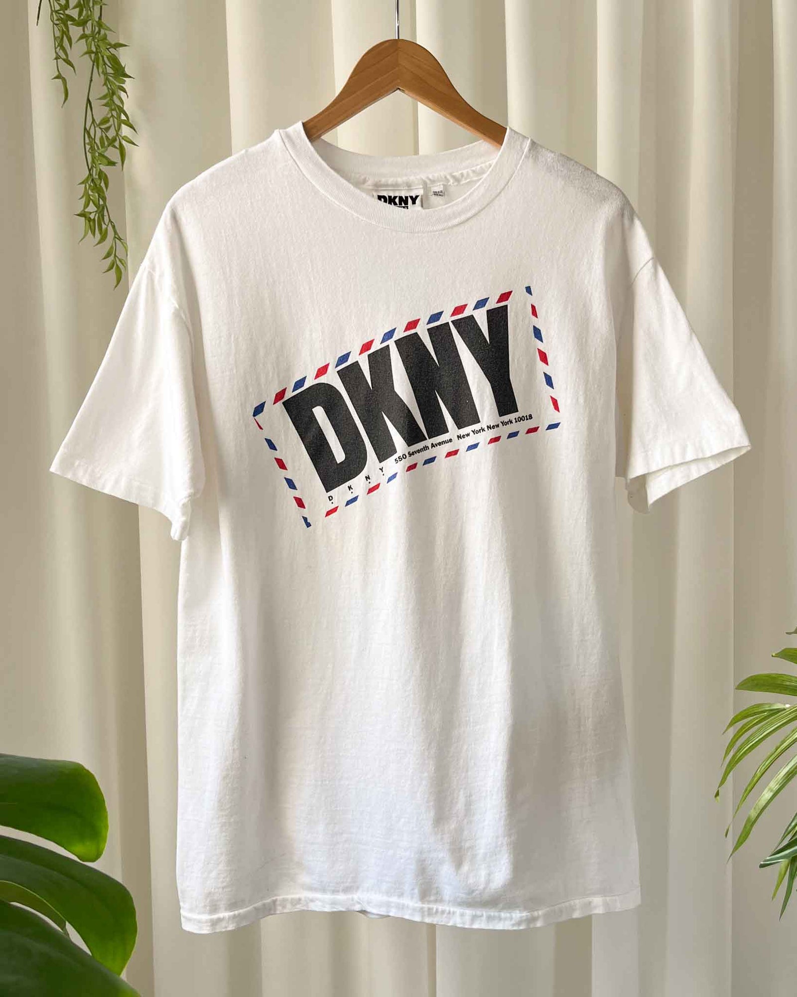 90s DKNY Logo T-Shirt | L