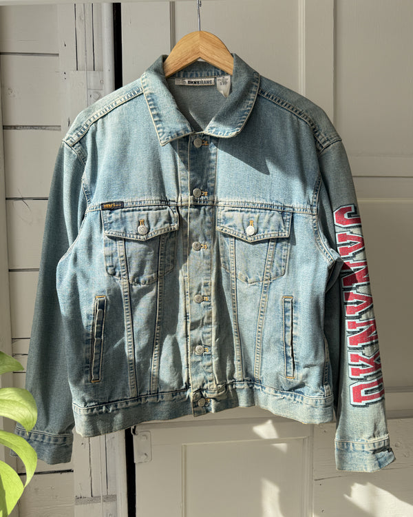 90s DKNY Logo Denim Jacket | M - Lucky Vintage