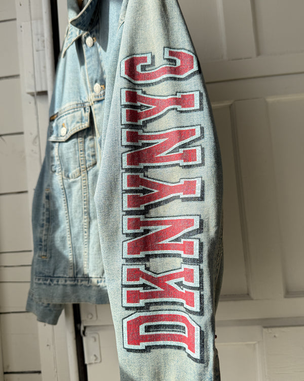 90s DKNY Logo Denim Jacket | M - Lucky Vintage