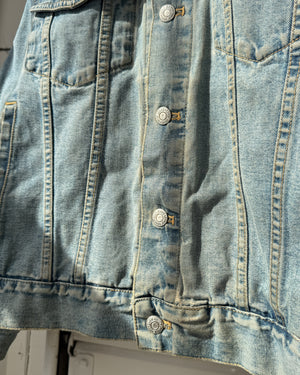 90s DKNY Logo Denim Jacket | M