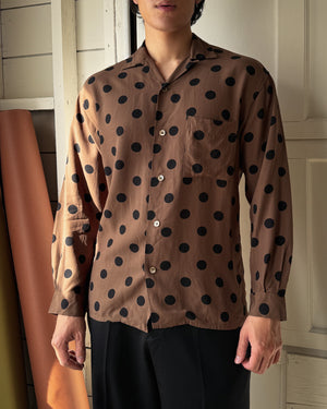 90s Polka Dot Shirt | S-M
