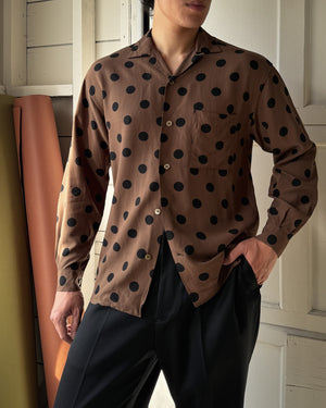 90s Polka Dot Shirt | S-M