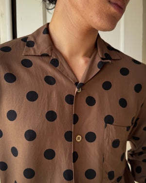 90s Polka Dot Shirt | S-M