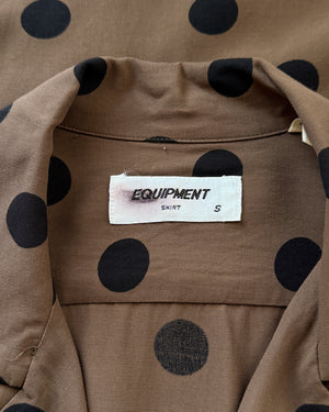 90s Polka Dot Shirt | S-M