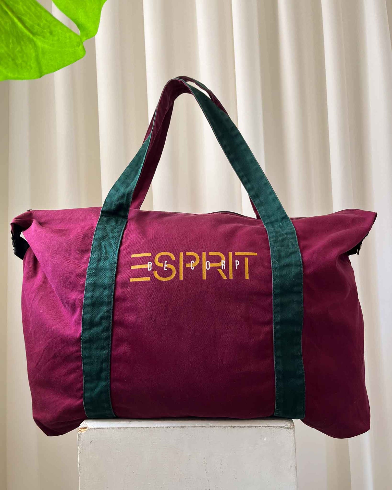 90s Esprit Two Tone Duffel Bag