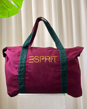 90s Esprit Two Tone Duffel Bag