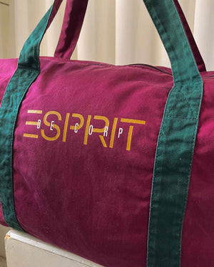 90s Esprit Two Tone Duffel Bag