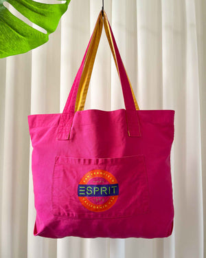 90s Esprit Pink Tote Bag
