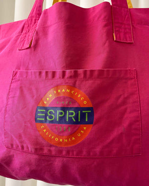 90s Esprit Pink Tote Bag