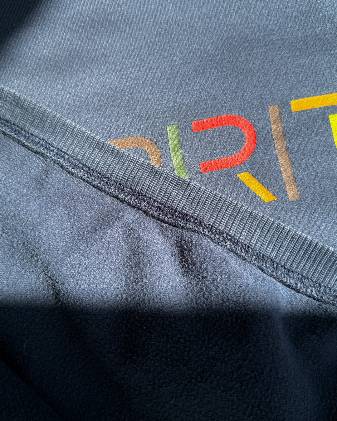 90s Esprit Rainbow Logo Sweatshirt | XL