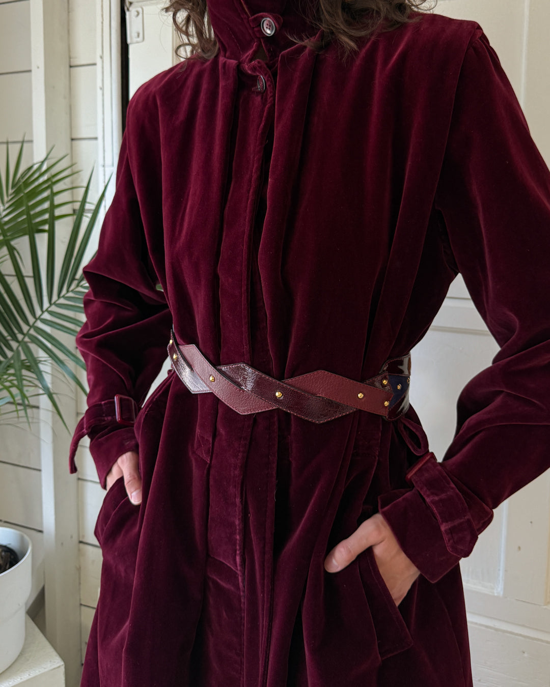 Etro Two Tone Studded Belt