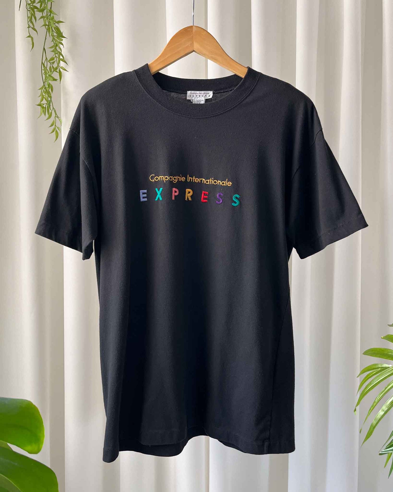 90s Express Rainbow Logo T-Shirt | M