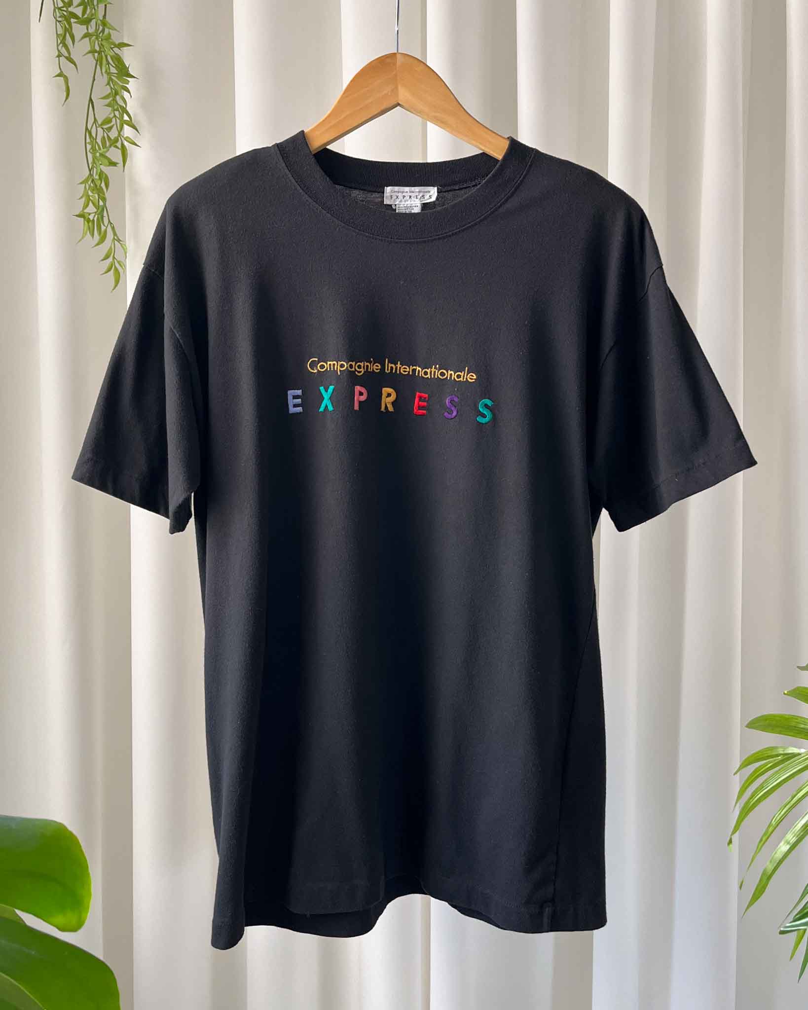 90s Express Rainbow Logo T-Shirt | M